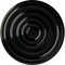 Ekena Millwork Carton Ceiling Medallion (For Canopies up to 3 3/4"), Hand-Painted Black Pearl, 17 3/4"OD x 1 3/8"P CM18CABPS - alternate 1